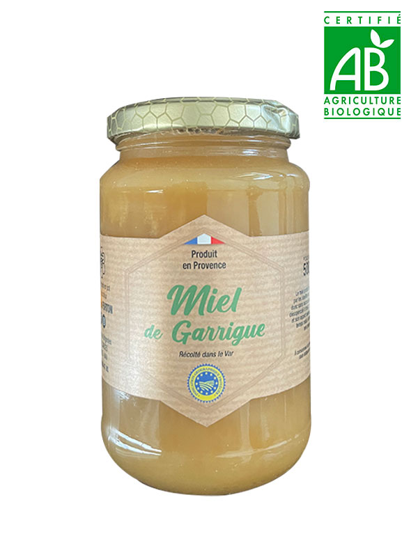 Miel-Garrigue-Provence-France-500g