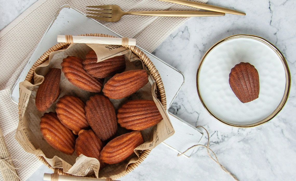 recette madeleines au miel